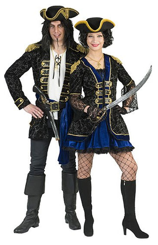 Funny Fashion Piraten kostuum Blue Eye dames