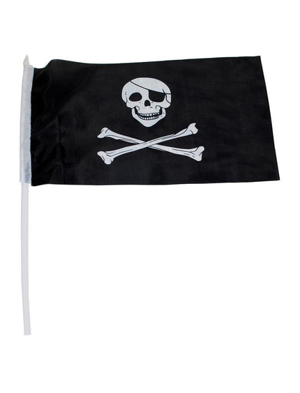 Funny Fashion Piratenvlag  met stok