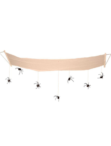 Funny Fashion Plafond decoratie Halloween met spinnen 310 cm
