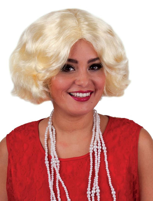 Funny Fashion Pruik Charleston blond