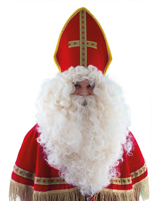 Funny Fashion Pruik en baard Sint luxe