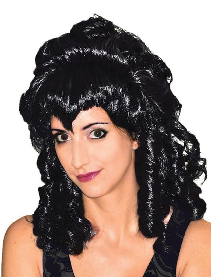 Funny Fashion Pruik gothic Alice in zwart
