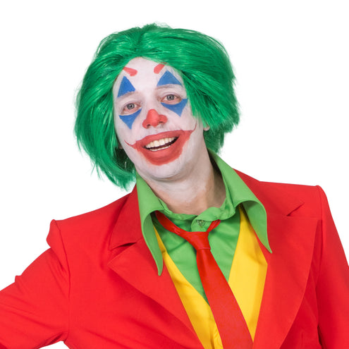 Funny Fashion Pruik Joker groen