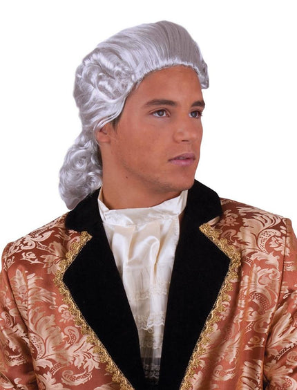 Funny Fashion Pruik Mozart Amadeus wit