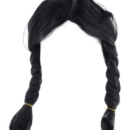 Funny Fashion Pruik Wednesday Addams Family