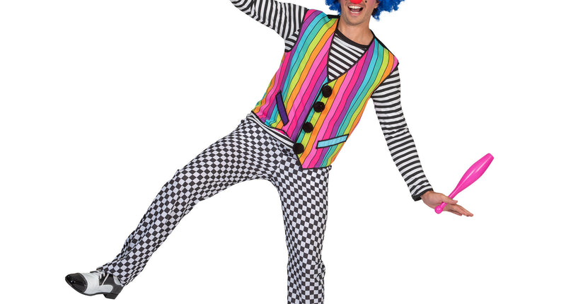 Funny Fashion Rainbow Clown