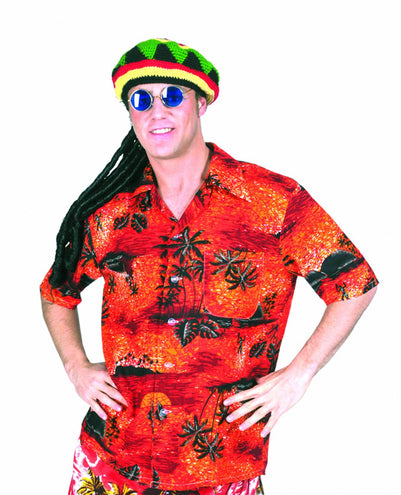 Funny Fashion Rastamuts met haar