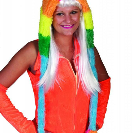 Funny Fashion Regenboog muts
