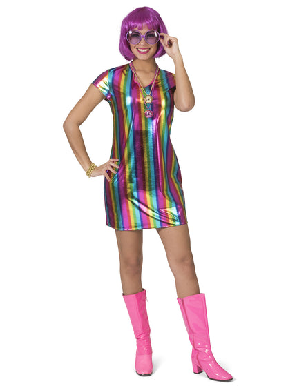 Funny Fashion Regenboog pakje Ronda dames