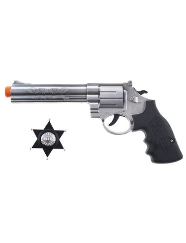 Funny Fashion Revolver pistool met sheriff ster