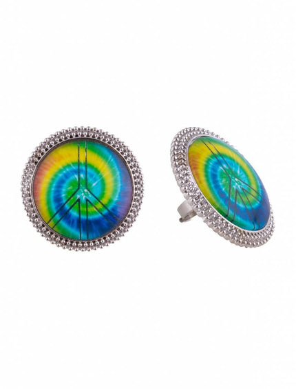 Funny Fashion Ring peace regenboog