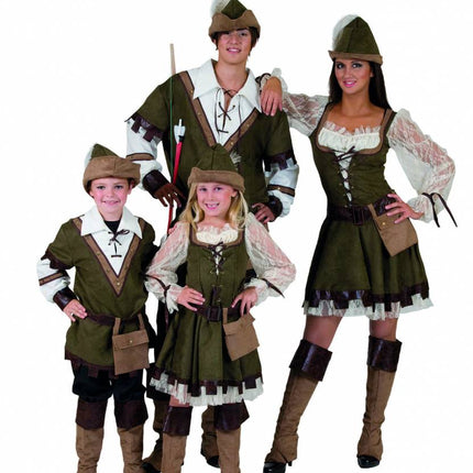 Funny Fashion Robinhood pak voor jongens