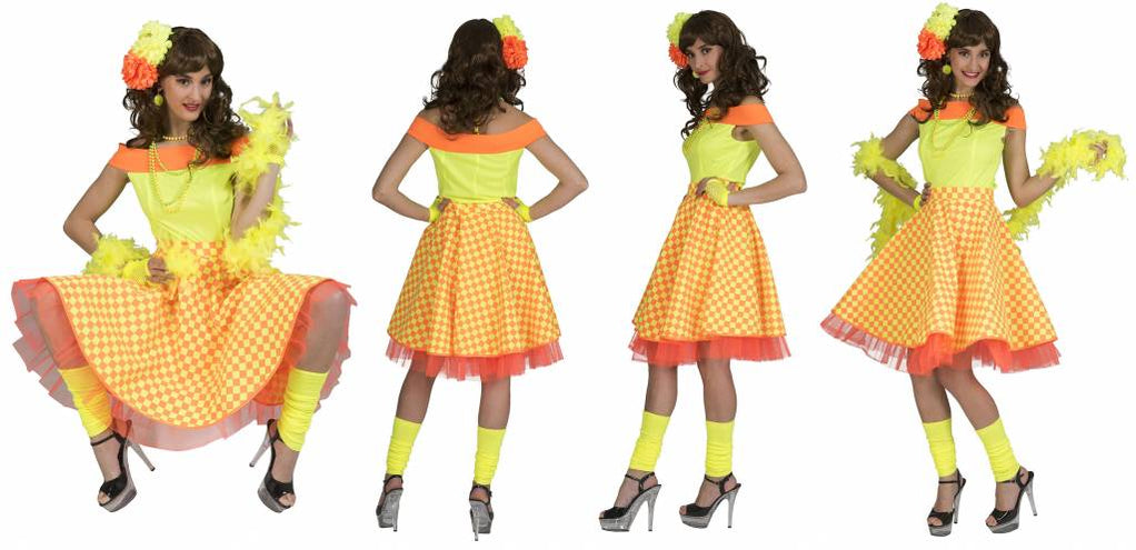 Funny Fashion Rock en roll rok Jasmijn dames