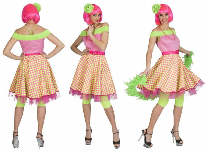 Funny Fashion Rock en roll topje Mees dames