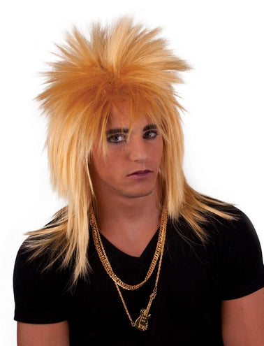 Funny Fashion Rocker pruik Jerry blond