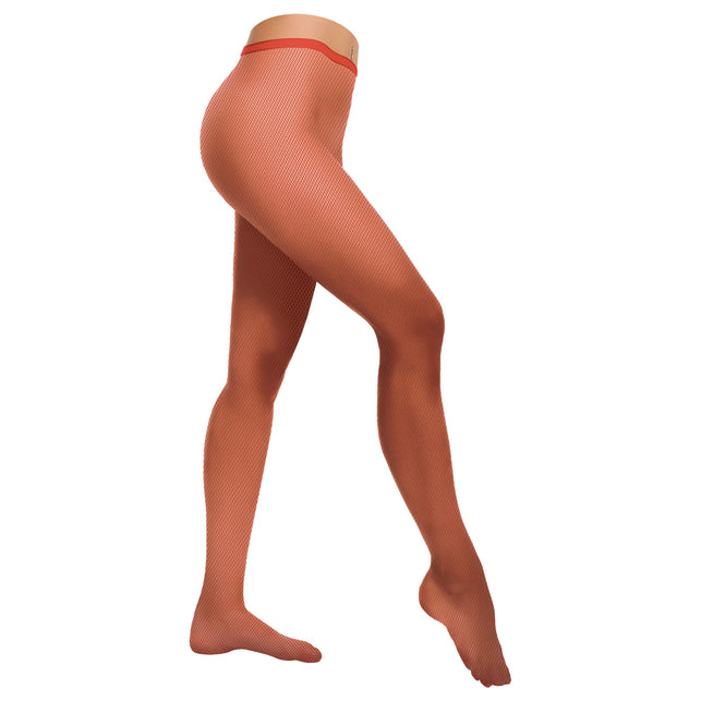 Funny Fashion Rode visnet  disco net panty