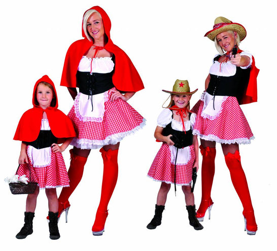 Funny Fashion Roodkapje pak dames