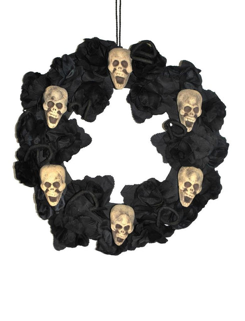 Funny Fashion Rouwkrans halloween 50 cm