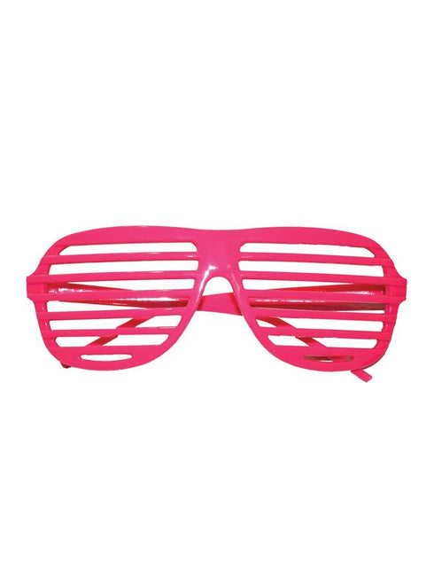 Funny Fashion Roze bril met luikjes
