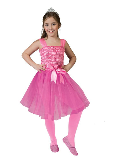 Funny Fashion Roze dansjurk voor meisjes