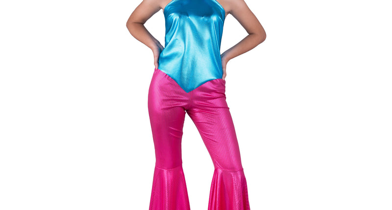 Funny Fashion Roze discobroek pailletten