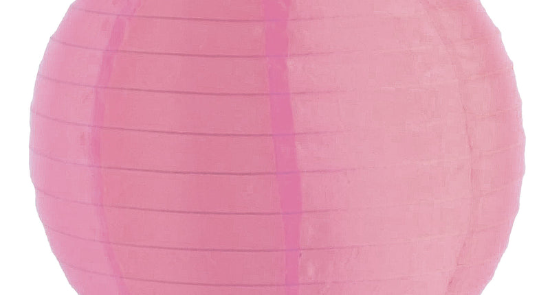 Funny Fashion Roze lampion nylon 50cm