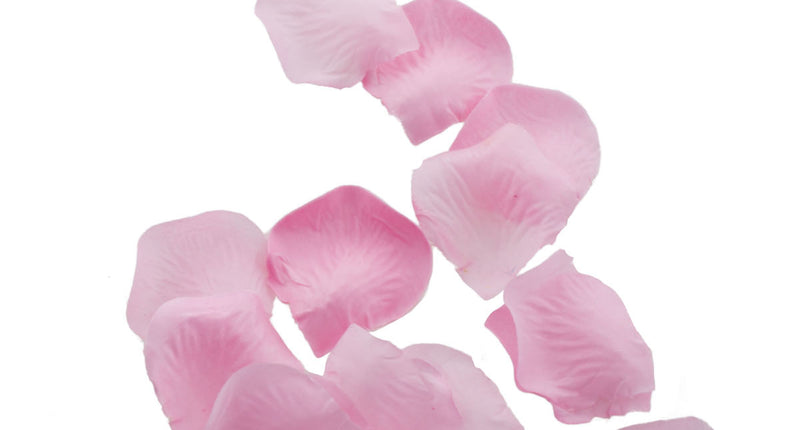 Funny Fashion Roze rozenblaadjes bruiloft