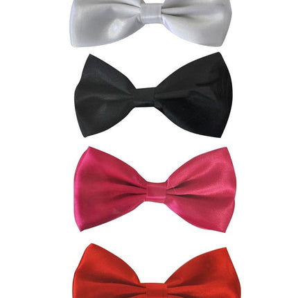 Funny Fashion Roze satijnen strik