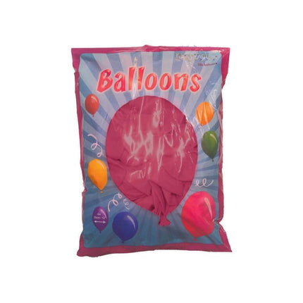 Funny Fashion Roze/Fuchsia latex ballonnen 100st.