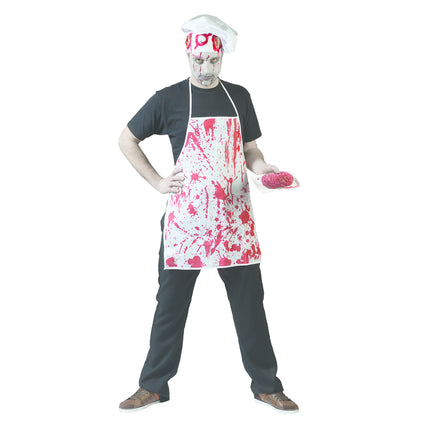 Funny Fashion Schort met bloed zombie slager