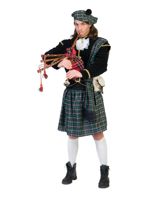 Funny Fashion Schotse kilt groen geruit
