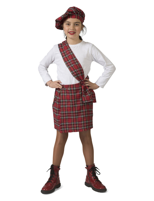 Funny Fashion Schotse kilt kostuum Suzy kinderen