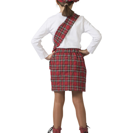 Funny Fashion Schotse kilt kostuum Suzy kinderen