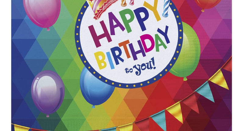 Funny Fashion Servetten  Happy Birthday 33cm