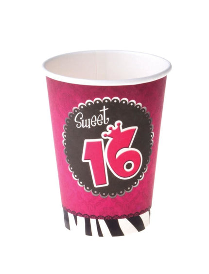 Funny Fashion Set bekers Sweet 16