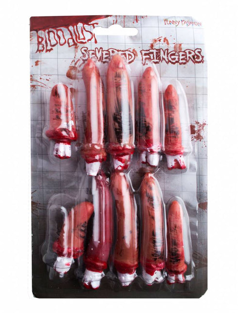 Funny Fashion Set van nep bebloede vingers