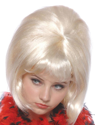 Funny Fashion Sixties pruik blond