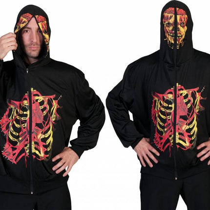 Funny Fashion Skeleton hoodie voor Halloween