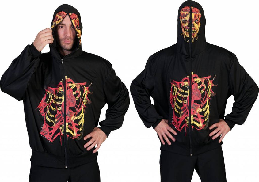 Funny Fashion Skeleton hoodie voor Halloween