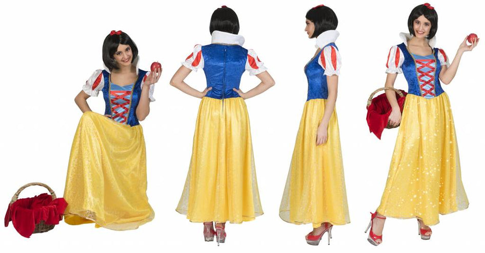 Funny Fashion Sneeuwwitje jurk Snowie dames