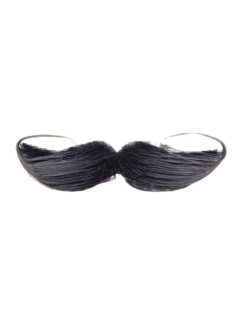 Funny Fashion Snor heer zwart grijs