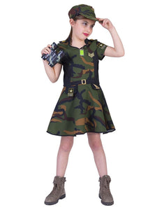 Funny Fashion Soldaten  pak Anna meisje