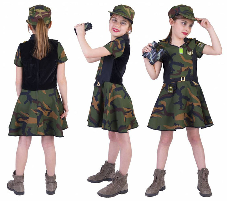Funny Fashion Soldaten  pak Anna meisje