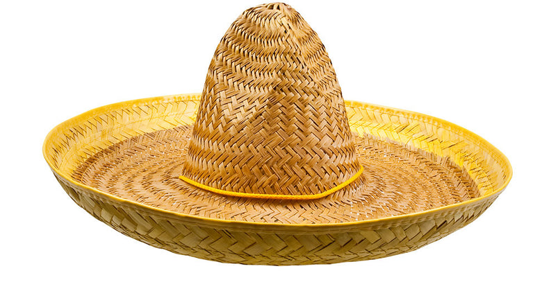 Funny Fashion Sombrero Viva Mexico geel