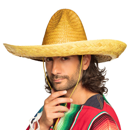 Funny Fashion Sombrero Viva Mexico geel