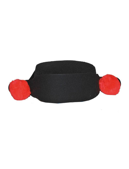 Funny Fashion Spaanse toreador hoed met rode ballen