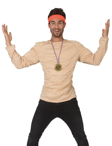 Funny Fashion Spierballen shirt Rambo heren