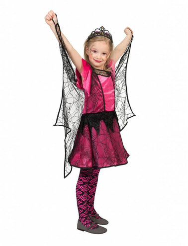 Funny Fashion Spinnenweb jurk Winnie