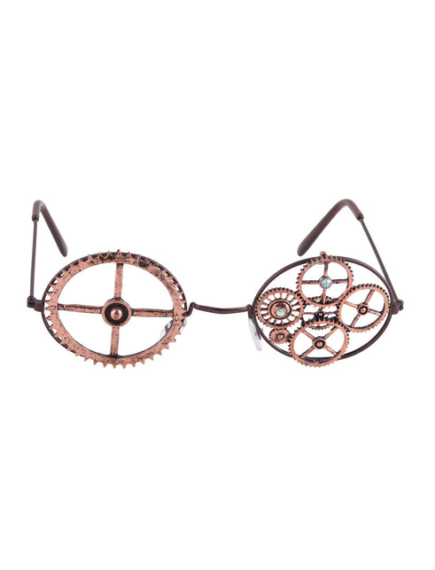 Funny Fashion Steampunk bril met tandwielen