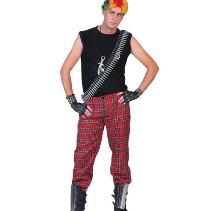 Funny Fashion Tartan broek schotse ruit